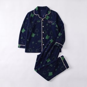 Kids' Cozy Polyester Fleece Sleepwear Set